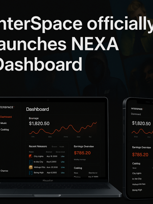 InterSpace music dashboard